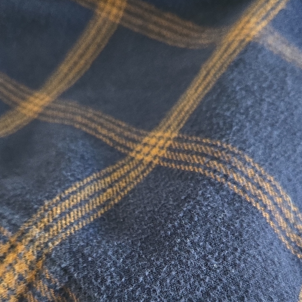 Madewell Navy and Brown Checkered Shirt Jacket - Picture 4 of 4